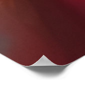 Rode gouden sieraden van Indiase vrouw Poster (Hoek)