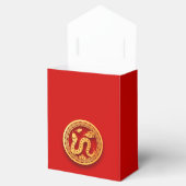 Rode Gouden Slang Papercut Chinees Nieuwjaar 2025  Bedankdoosjes (Geopend)