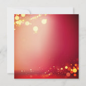 Rode Gouden Sparkle Vijftig 50 & Fabulous 50ste Ve Kaart (Achterkant)