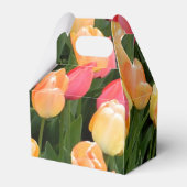 Rode & Gouden Tulp Partij Favor Box Bedankdoosjes (Voorkant Zijde)