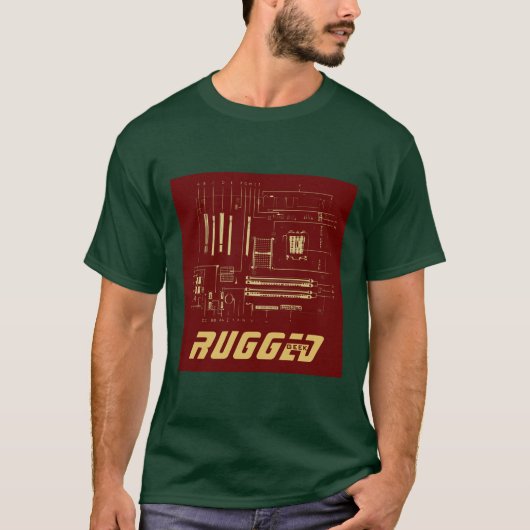 rode goudstak | Circuit Board | Technologie T-shirt (Voorkant)