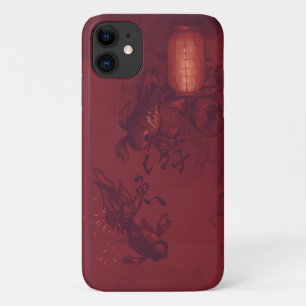 Rode goudvis en lantaarn Case-Mate iPhone case