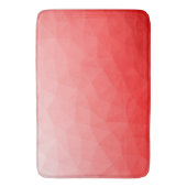 Rode gradiënt geometrisch maaspatroon badmat (Voorkant Verticaal)