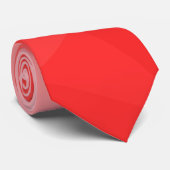 Rode gradiënt geometrisch maaspatroon stropdas (Opgerold)