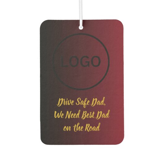 Rode Gradient Leeuwestad Auto Geurverspreider Luchtverfrisser (Voorkant)