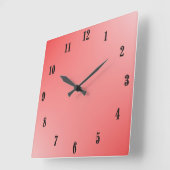 Rode Gradiënt Vierkante Klok (Hoek)