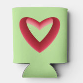 Rode gradiënthart blikjeskoeler (Achterkant)