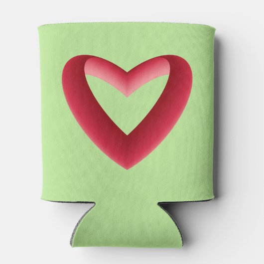 Rode gradiënthart blikjeskoeler (Achterkant)