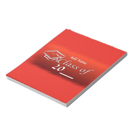 Rode gradustrie voor Snoep Notitieblok (Linkerzijde)