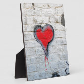 Rode graffiti fotoplaat (Zijkant)