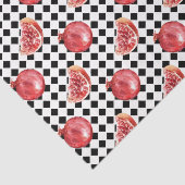 Rode Granaatappel (Ontwerp 8 Rood Serie) Tissuepapier (Detail)