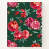 Rode Granaatappel  Receptenboek Notitieboek (Achterkant)