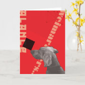 RODE GRAPHIC WEIM BLANK WENSKAART MET ENVELOP KAART (Gele Bloem)