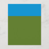 Rode grasmaaier scène, gazon zorg diensten flyer (Achterkant)