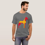 rode Great Dane T-shirt (Voorkant volledig)