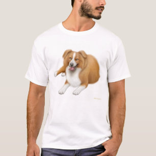 Rode Grens Collie T-Shirt