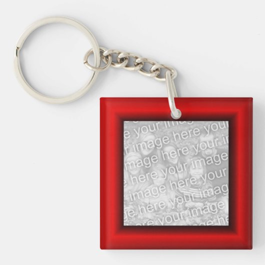 Rode grens sleutelhanger (Voorkant)