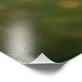 Rode Grenskolonie met een land in de herfst Foto Afdruk (Hoek)