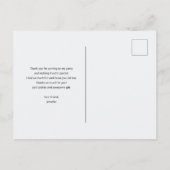 Rode grijze en crèmekleurige boho-bloemenboeket be briefkaart (Achterkant)