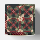 Rode & Grijze Geplaagde Kubus Favoriet Cadeaudoos Bedankdoosjes (Bovenkant)