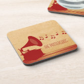 Rode  grijze Onderzetter (Linkerzijde)