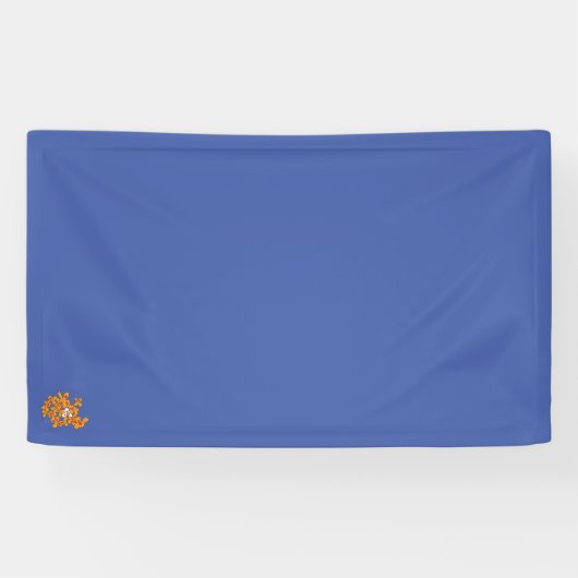 rode, grijze, oranje, bruine clip art Vinyl banner (Horizontaal)