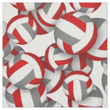 rode grijze teamkleuren volleybals schaalbaar patr