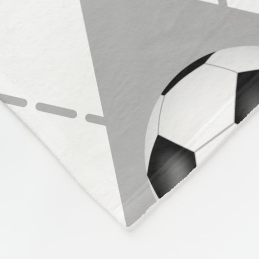 rode grijze voetbalkleuren argyle fleece deken (Hoek)