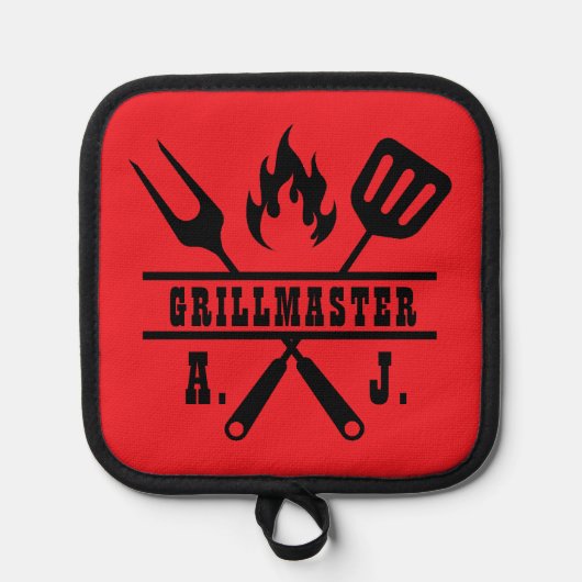 Rode Grillmaster Keukengerei Pannenlap (Voorkant)