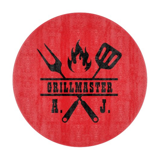 Rode Grillmaster Keukengerei  Snijplank (Voorkant)