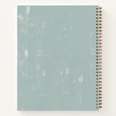 Rode Groene Aardbeienbloem Bladeren Receptenboek Notitieboek (Achterkant)