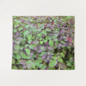 Rode & Groene Bladeren Takken Fotografie Wandkleed (Voorkant (horizontaal))