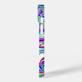 Rode, groene, blauwe, Abstracte lijnen Case-Mate iPhone Case (Achterkant / Links)