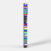 Rode, groene, blauwe, Abstracte lijnen iPhone Hoesje (Rechterkant)