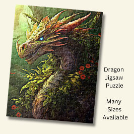 Rode Groene Bosdraak Legpuzzel