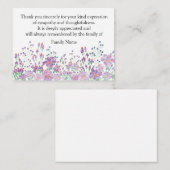 Rode groene cactus bedankkaarten notitiekaartje (Voorkant / Achterkant)