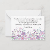 Rode groene cactus bedankkaarten notitiekaartje (Voorkant)