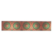 Rode groene decoratieve feesttafel loper (Horizontaal)