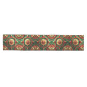 Rode groene decoratieve feesttafel loper (Horizontaal)