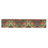 Rode groene decoratieve feesttafel loper (Horizontaal)