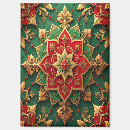 Rode Groene Decoratieve Kerst Vakantie Magneet