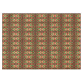 Rode groene decoratieve vakantie tafelkleed (Voorkant (Horizontaal))