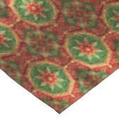 Rode groene decoratieve vakantie tafelkleed (Gekanteld)