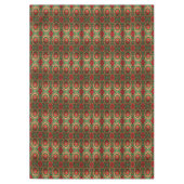 Rode groene decoratieve vakantietafelkleed tafelkleed (Voorkant)