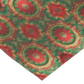 Rode groene decoratieve vakantietafelkleed tafelkleed (Gekanteld)