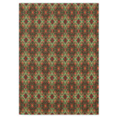 Rode groene decoratieve vakantietafelkleed tafelkleed (Voorkant)