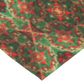Rode groene decoratieve vakantietafelkleed tafelkleed (Gekanteld)