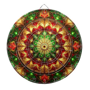 Rode Groene Decorative Bloemendartbord Dartbord