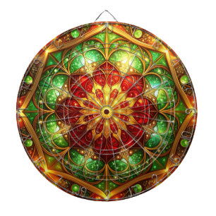 Rode Groene Decorative Bloemendartbord Dartbord