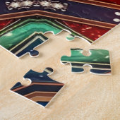Rode Groene Decorative Legpuzzel (Zijkant)